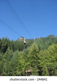 Vancouver British Columbia Canada Grouse Mountain Funicular