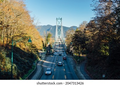 Vancouver Canada - Nov 18, 2018 : Lions Gate Bridge