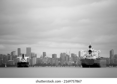 Vancouver Downtown Burrard Inlet Skyline