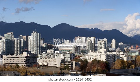 Vancouver - False Creek And BC Place Stadium