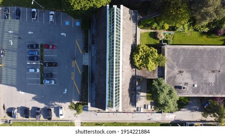 Vancouver Maritime Museum Drone View