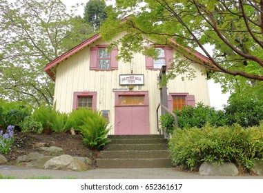 VANCOUVER - May 19,2017: Vancouver's Oldest Heritage Building, The Hastings Mill Store Was Built In 1867 And Now Stands In Vancouver's Point Grey District On May 19, 2017.