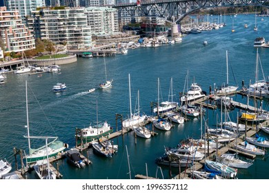 Vancouver Ship And Blue Sea (overhead View)