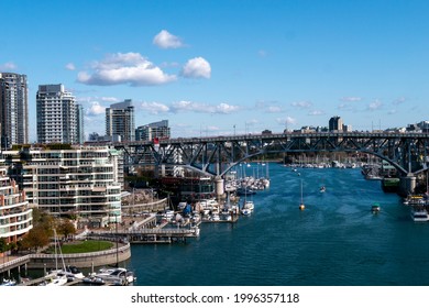 Vancouver Ship And Blue Sea (overhead View)