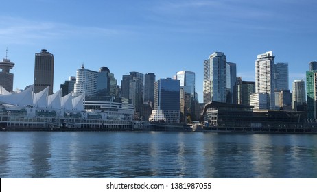 Vancouver Skyline From Stanley Park, Canada