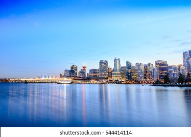 Vancouver Skyline from Waterfront View - Shutterstock ID 544414114