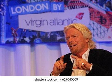 VANCOUVER,CANADA-MAY 25,2012: Sir Richard Branson, founder of the Virgin Group, and one of the world's leading entrepreneurs, at a special luncheon event, May 25, 2012, Vancouver, Canada