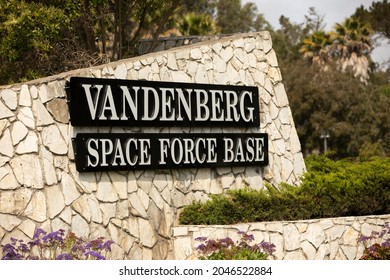 Vandenberg Air Force Base, California, USA - July 25, 2021: Sun Shines On The Exterior Of The US Space Force Base.