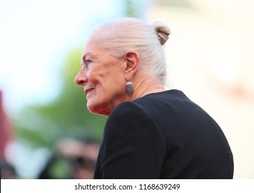 Vanessa Redgrave walks the red carpet ahead of the opening ceremony during the 75th Venice Film Festival at Sala Grande on August 29, 2018 in Venice, Italy. 
