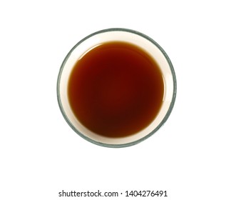 Vanilla Extract Isolated On White