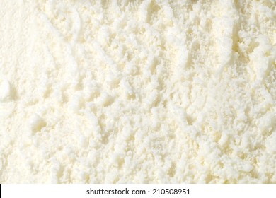 Vanilla ice cream detailed macro texture 