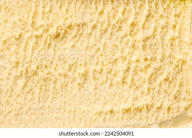 vanilla ice cream texture, top view