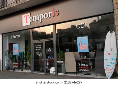 Vannes, France, July 18, 2022 :
Temporary Employment Agency Temporis In Vannes In Brittany