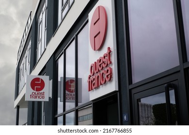 Vannes, France, June 14, 2022 :
Local Editorial Staff For The Ouest-France Newspaper In Vannes, Brittany