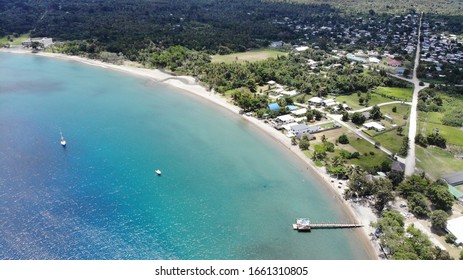 Vanuatu Port Vila Coastline City Blue Sky Blue Sea
