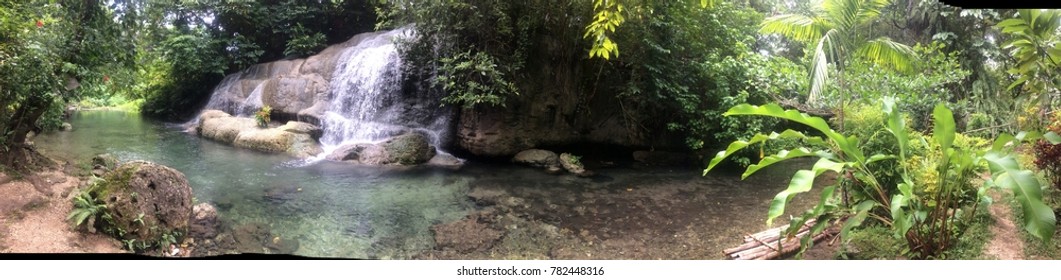 Vanuatu Waterfall Scene