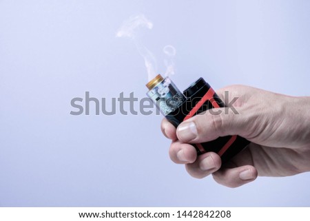 Vape mod e-cig for help quit smoking tobacco with rdta