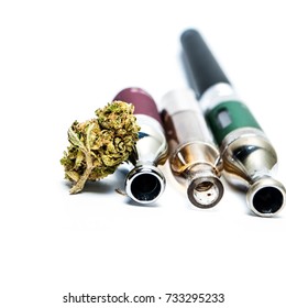 Vape, Vaping Marijuana And Cannabis, Vaporizer And Electronic Cigarette