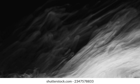 Premium Photo  Texture of steam on a black background