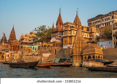 Varanasi Morning At Ganga River