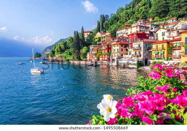 Varenna Lake Como Holidays Italy View Stock Photo Edit Now 1495508669