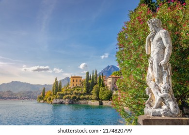 Varenna villa and gardens in Lake Como, Italy