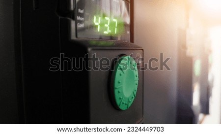 Variable speed drive inverter 
for control drive water pump industry.with shiny light.