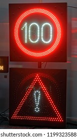 Variable Speed Limit And Warning Led Signs