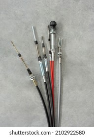 Variety Of Brake Cables. Brake Cable Production. Object.