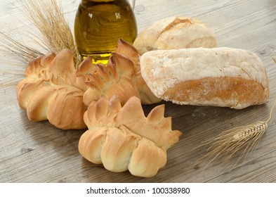 Variety Of Bread Of Sardinia