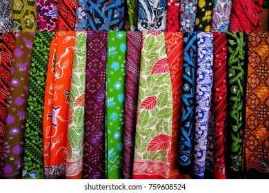 Variety Color Batik Warna Warna Batik Stock Photo 759608524 | Shutterstock