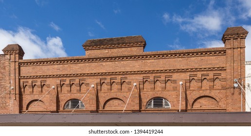 Variety Of Heritage Listed Building Facades Erected In Late 19th Century To Early 20th Century In Armidale, NSW, Australia