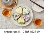 Variety of Homemade Onigiri – A Family-Friendly Japanese Meal
