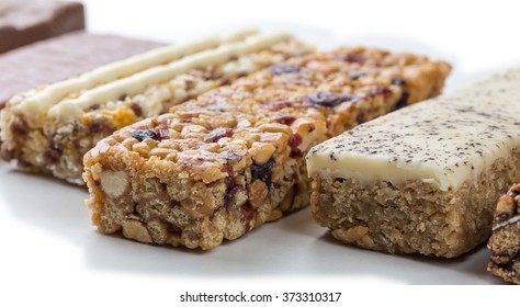 A Variety Of Muesli Bars