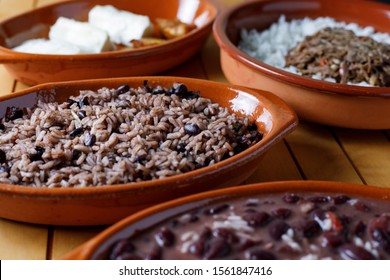 Variety Of Traditional Cuban Food