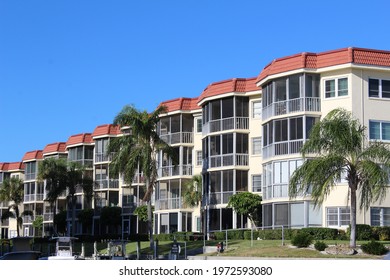 Various Architecture In Sarasota, FL Viewed From The Water