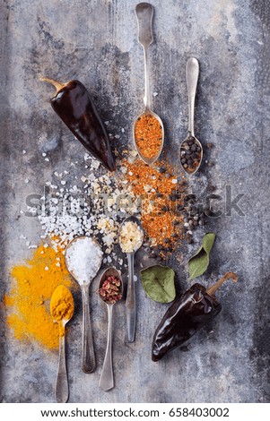 Similar – Image, Stock Photo Various Asian cooking ingredients