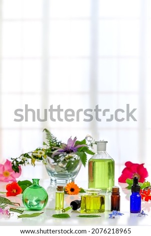 Similar – Image, Stock Photo Green cosmetics and spa with flowers