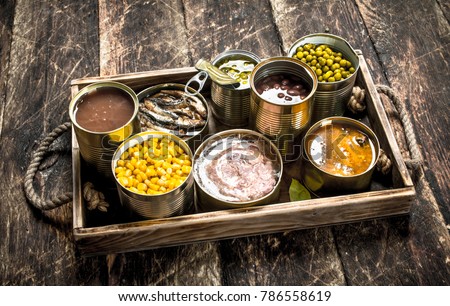 Similar – Image, Stock Photo canned food Food Nutrition