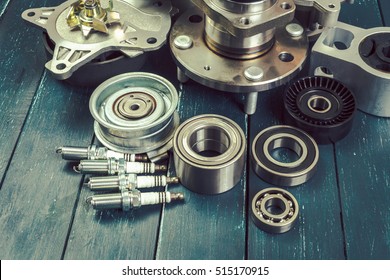 Various car parts - Shutterstock ID 515170915