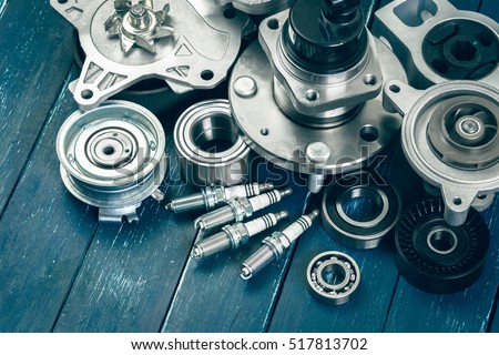 Various car parts Foto stock © 