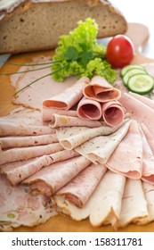 Various Cold Cuts On A Plate