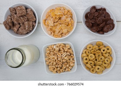 Bowls Various Cereals Top View Stock Photo 394646740 | Shutterstock