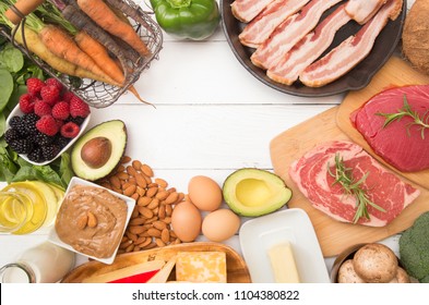 Various Foods That Are Perfect For High Fat, Low Carb Diets Such As Keto