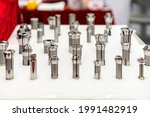 Various many type and size spring steel collet chuck for cnc machining center or automatic milling machine on table