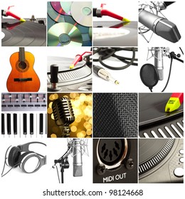 various music objects composition
