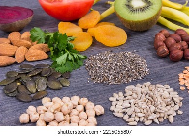 Various Nutritious Ingredients As Source Natural Minerals, Potassium, Vitamin K And Dietary Fiber