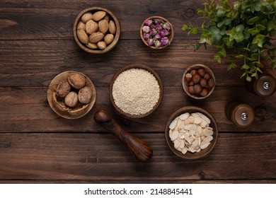 Various Nuts And Dried Vegtables