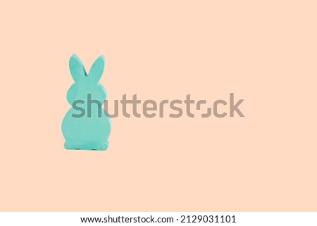 Various Pink and Blue Marshmallow Easter Candy on Colorful Backgrounds
