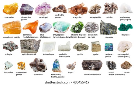 Different rocks of names Types of